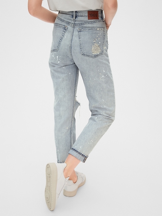 Image number 5 showing, Sky High Distressed Cheeky Straight Jeans