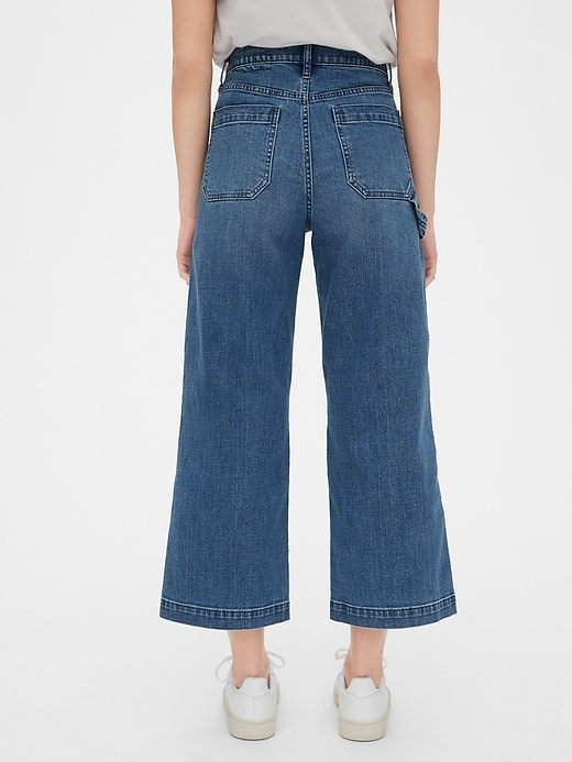 Image number 5 showing, '80s Worker High Rise Wide-Leg Jeans