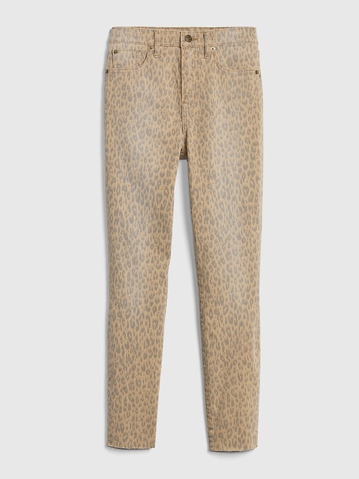 Image number 6 showing, High Rise Leopard Print True Skinny Ankle Jeans with Secret Smoothing Pockets