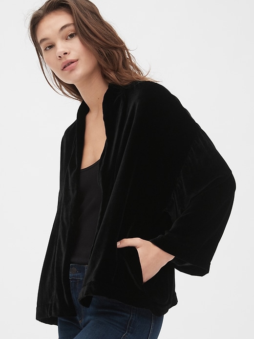 Velvet Swing Jacket Gap