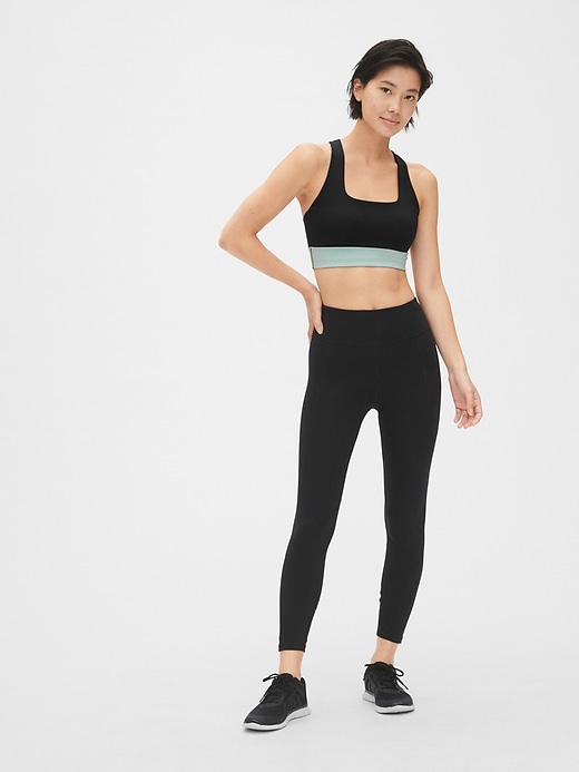 Image number 3 showing, GapFit Eclipse Low Support Square-Neck Sports Bra