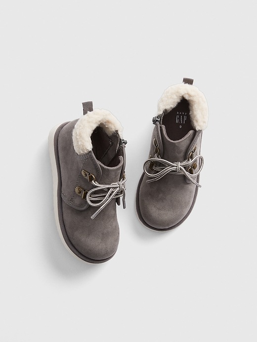 Image number 1 showing, Toddler Sherpa Dressy Boots