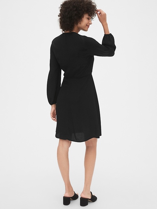 Image number 2 showing, Side-Button Wrap Dress