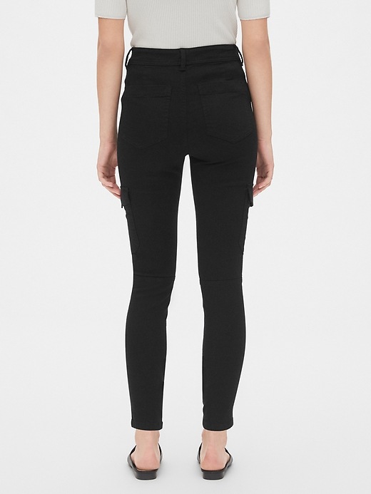 Image number 2 showing, High Rise Skinny Cargo Pants