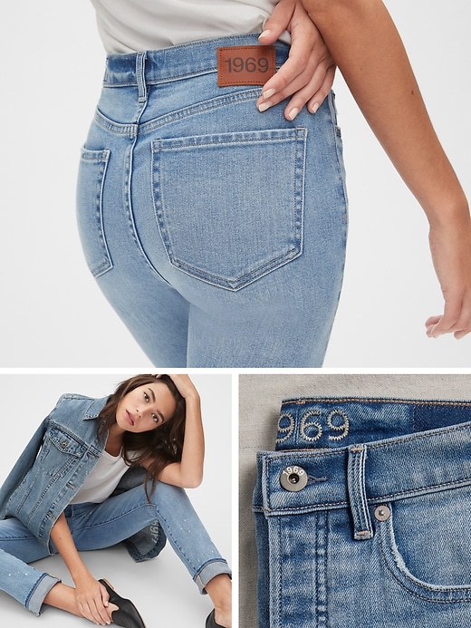 High rise cigarette jeans gap discount