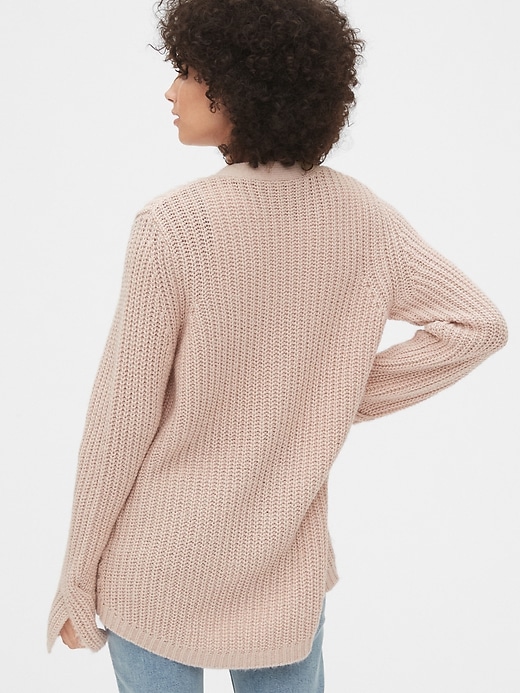 Image number 2 showing, Twist-Sleeve Cardigan Sweater