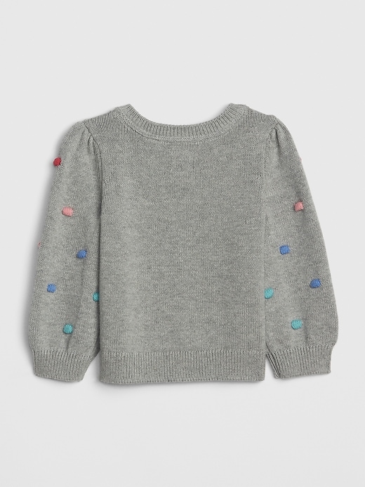 Image number 2 showing, Baby Popcorn-Knit Sweater