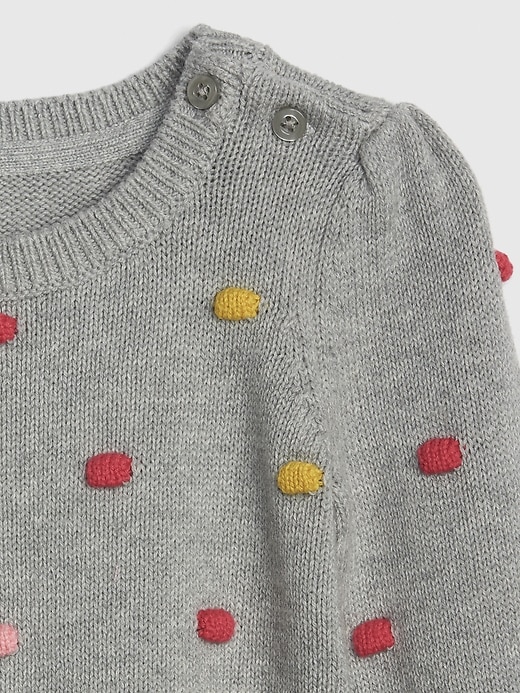 Image number 3 showing, Baby Popcorn-Knit Sweater