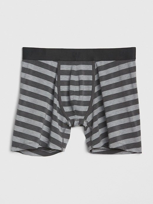 View large product image 1 of 1. 5" Breathe Stripe Boxer Briefs