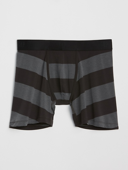 View large product image 1 of 1. 5" Breathe Stripe Boxer Briefs