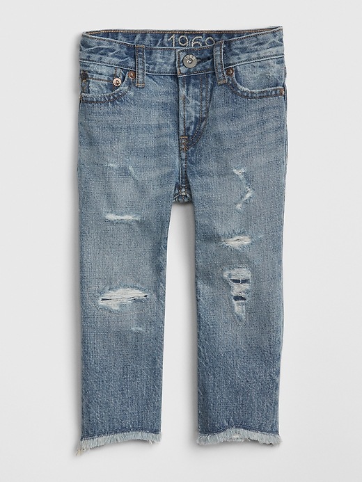 Image number 1 showing, Toddler Relaxed Straight Jeans