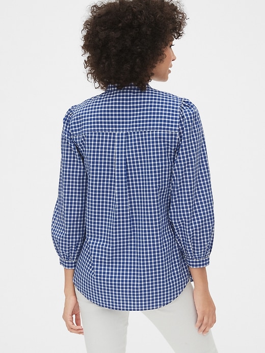 Image number 2 showing, Puff Sleeve Pintuck Shirt