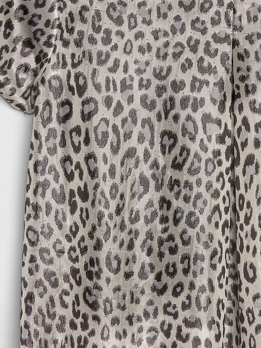 Image number 4 showing, Kids Leopard Jacquard Dress