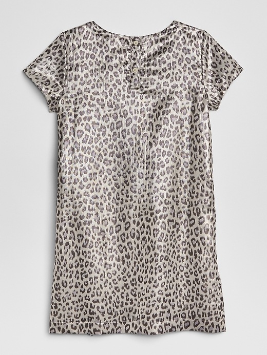 Image number 3 showing, Kids Leopard Jacquard Dress