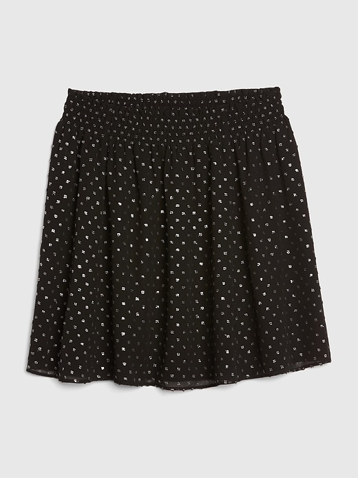 Image number 6 showing, Metallic Clip-Dot Mini Skirt