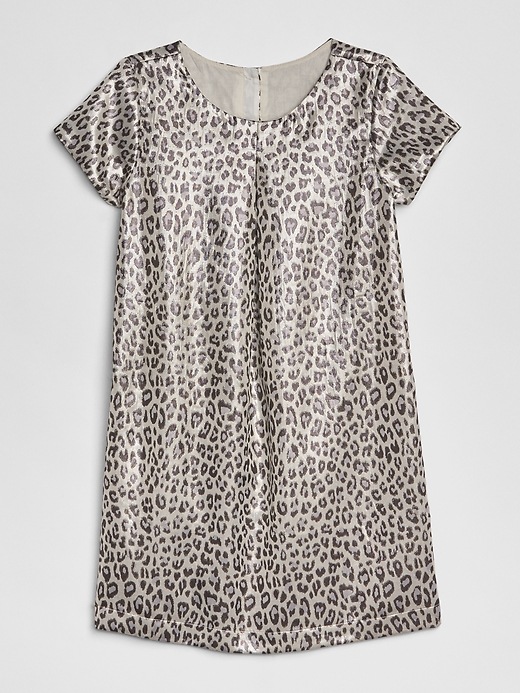 Image number 1 showing, Kids Leopard Jacquard Dress