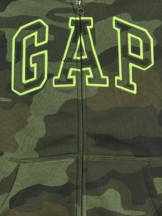 Image number 4 showing, Kids Gap Logo Camo Hoodie Sweatshirt