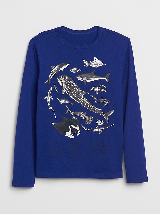 Image number 6 showing, Kids Graphic Long Sleeve T-Shirt
