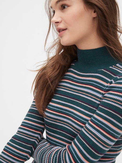 Image number 5 showing, True Soft Ribbed Mockneck Sweater