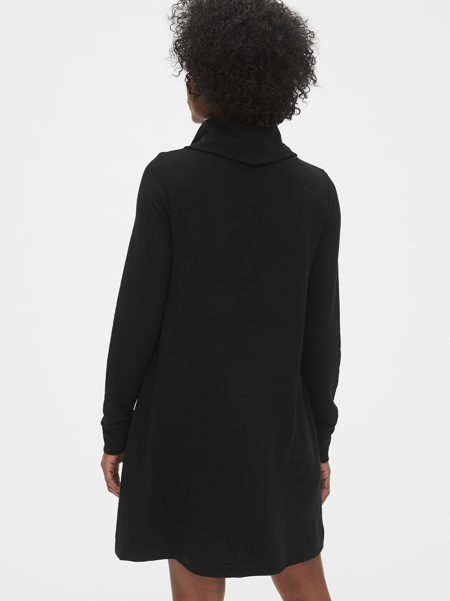 Cowl Neck Swing Sweatshirt Dress Gap