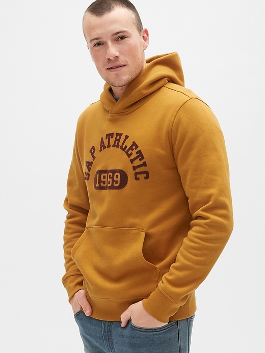 View large product image 1 of 1. Gap Athletic Logo Hoodie