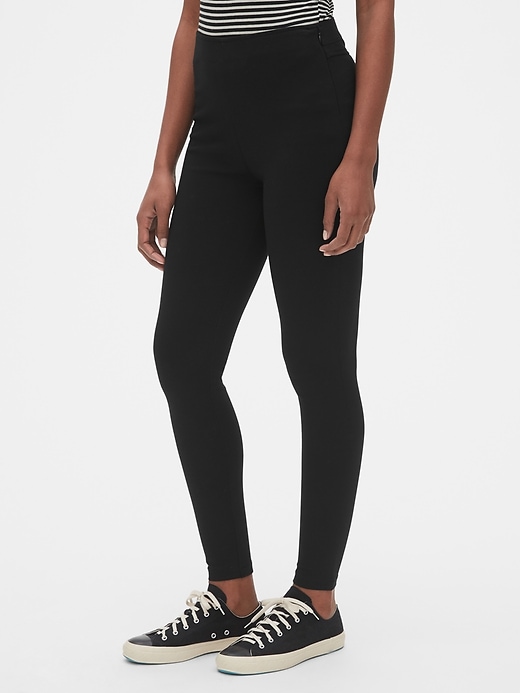 Image number 5 showing, High Rise Leggings in Ponte