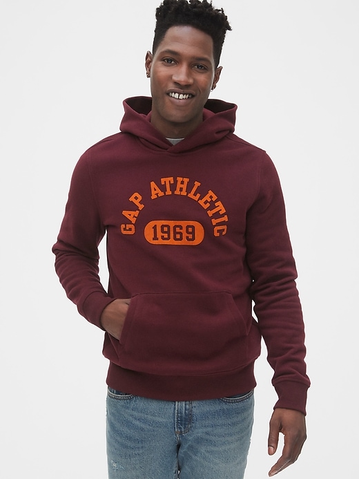 Image number 1 showing, Gap Athletic Logo Hoodie