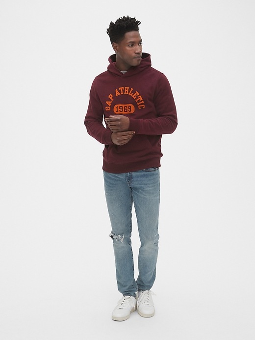 Image number 3 showing, Gap Athletic Logo Hoodie