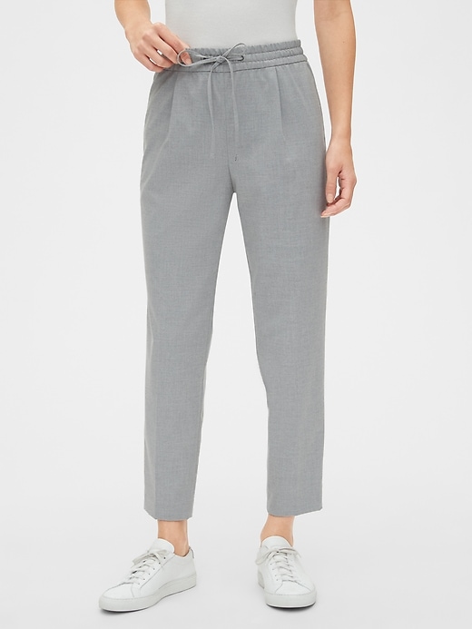 1 of 8 showing, with the color heather grey of product Refined Joggers