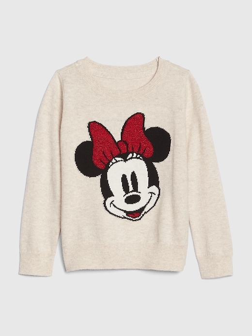 Image number 1 showing, babyGap &#124 Disney Minnie Mouse Intarsia Sweater
