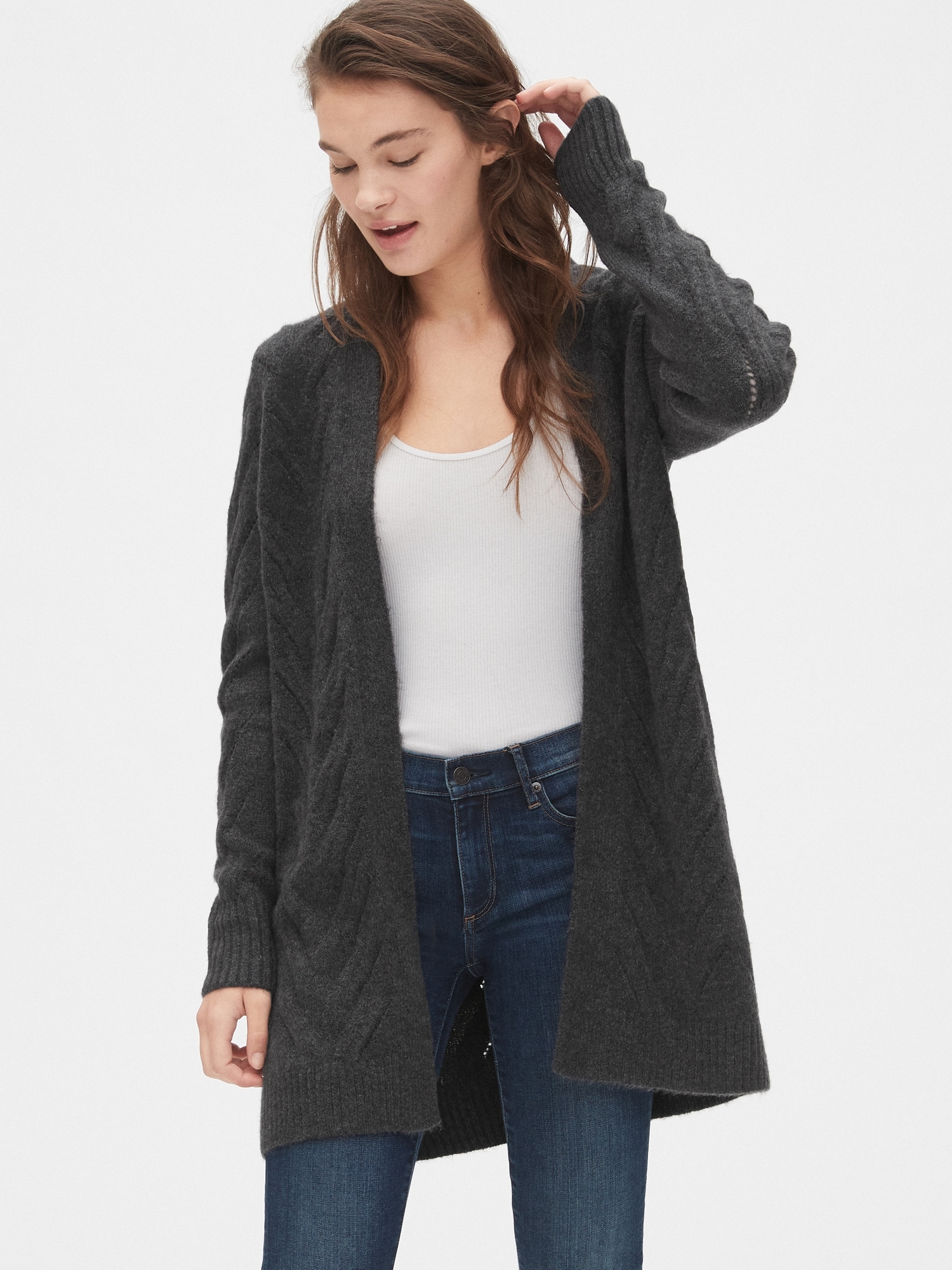 Gap longline cardigan discount