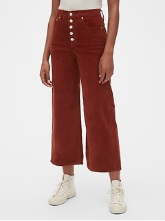 womens flare corduroy pants