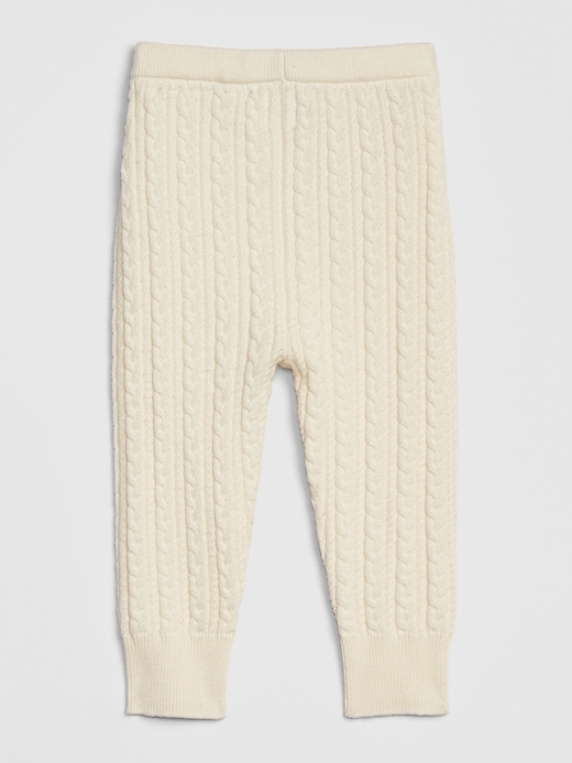 Image number 2 showing, Baby Cable-Knit Sweater Leggings