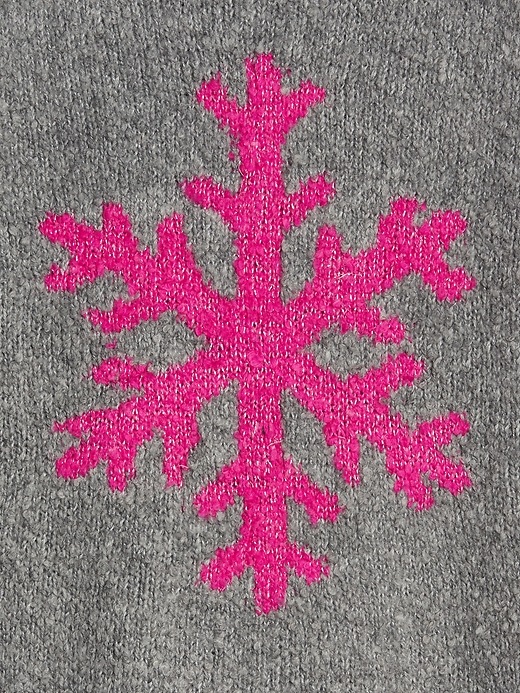 Image number 4 showing, Kids Intarsia Snowflake Sweater