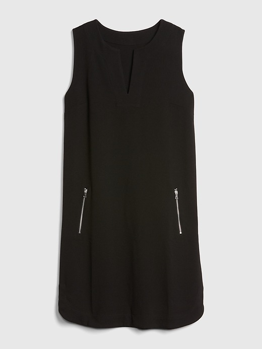 Image number 6 showing, Split-Neck Zip-Pocket Dress