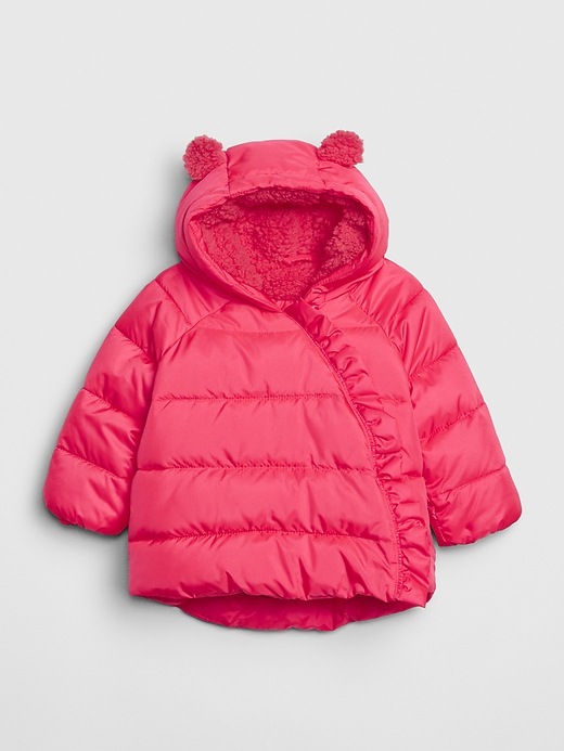 1 of 8 showing, with the color light pink of product Baby ColdControl Max Kimono Jacket