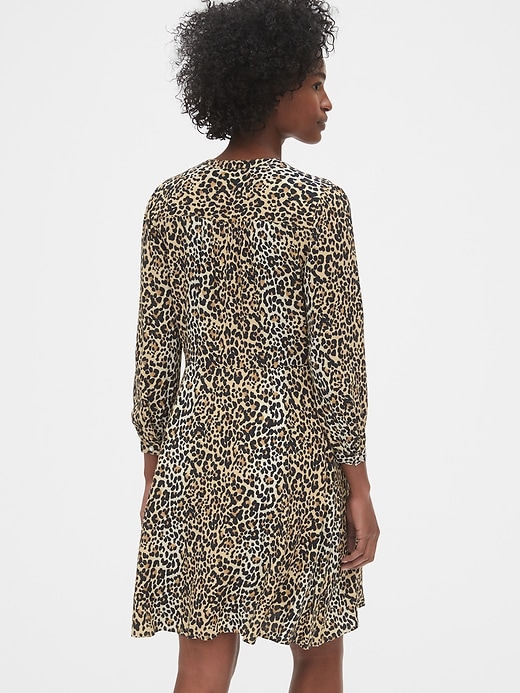 Image number 2 showing, Print A-Line Shirtdress