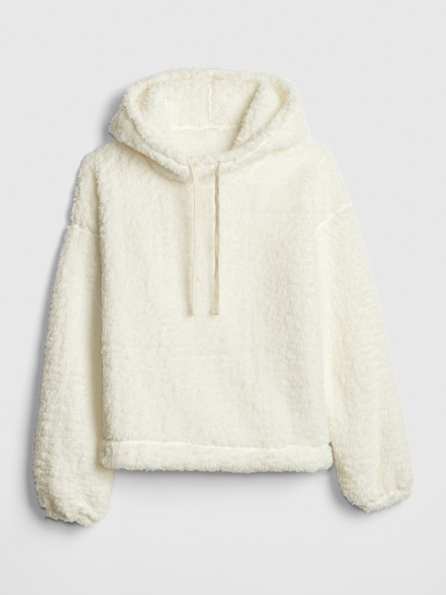 Gap sherpa sales pullover hoodie