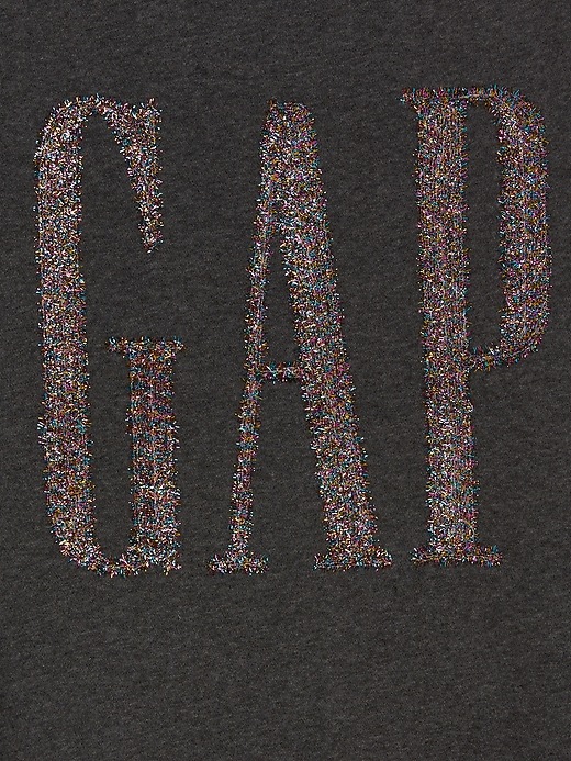 Image number 4 showing, Kids Gap Logo Tinsel Sweatshirt