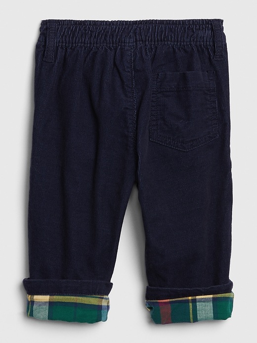 Image number 2 showing, Baby Plaid-Lined Cords