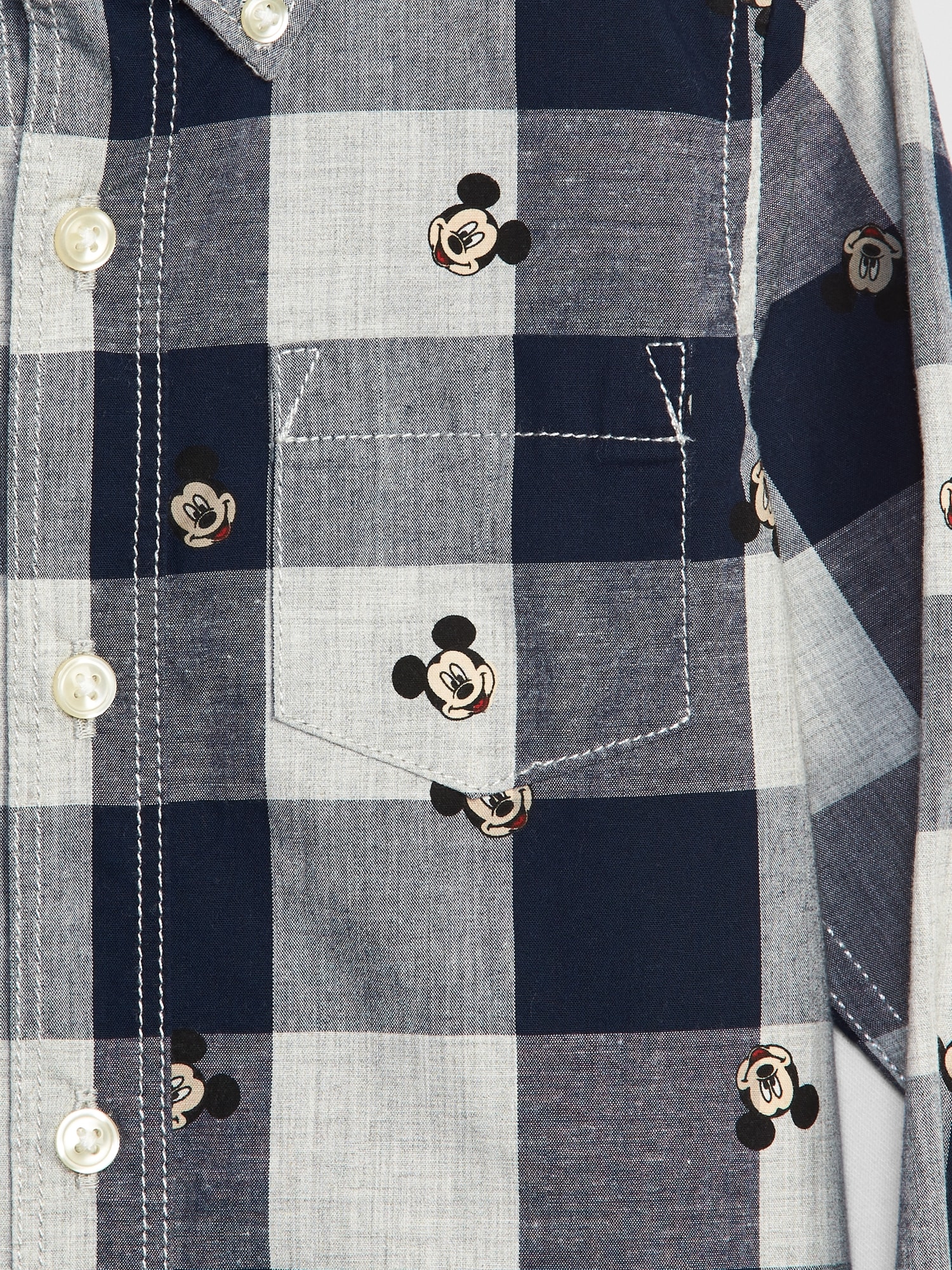 mickey mouse plaid shirt