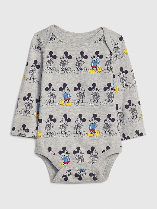 Image number 1 showing, babyGap &#124 Disney Mickey Mouse Bodysuit