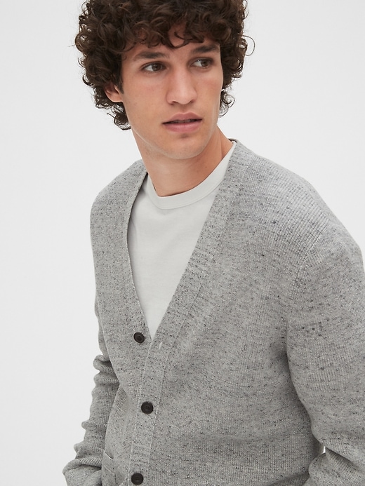 Image number 5 showing, Button-Front Cardigan Sweater