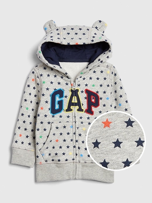 Image number 1 showing, Baby Gap Logo Brannan Bear Hoodie Sweatshirt