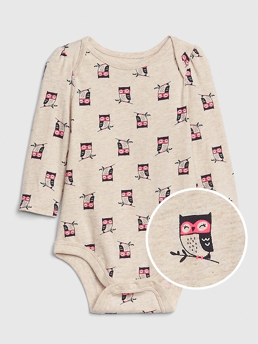 Image number 1 showing, Baby Long Sleeve Bodysuit