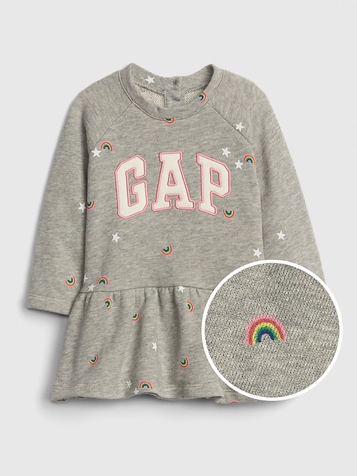 Image number 1 showing, Baby Gap Logo Peplum Dress