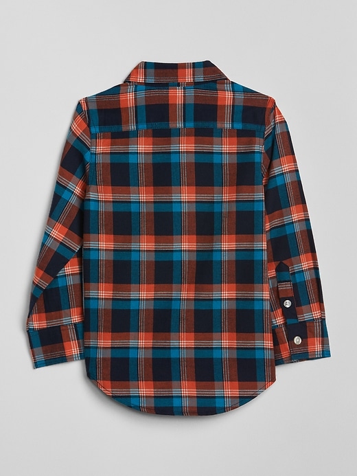 View large product image 2 of 3. Toddler Flannel Shirt