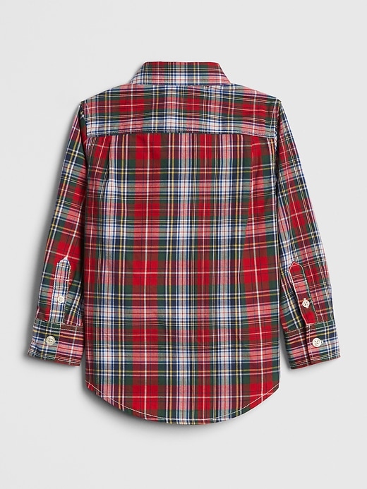 View large product image 2 of 3. Toddler Plaid Shirt