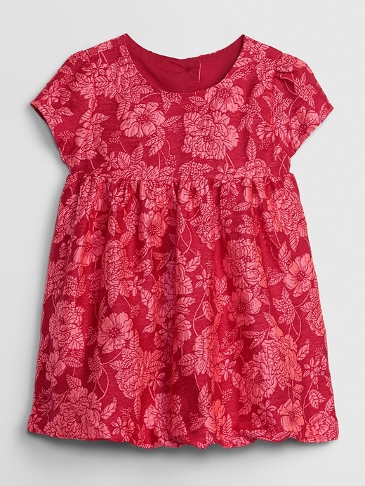 Image number 1 showing, Baby Jacquard Empire-Waist Dress