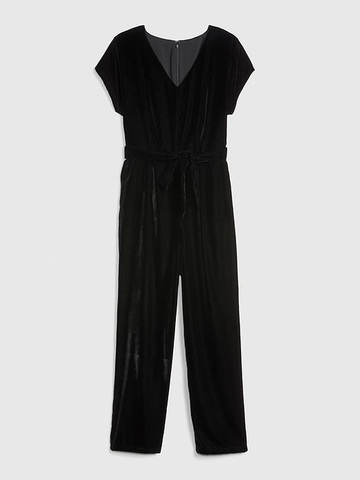 Image number 5 showing, Velvet V-Neck Jumpsuit